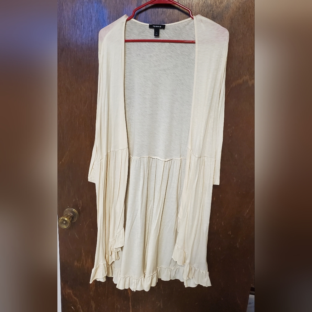 Beige cardigan Torrid size 1 (14/16)